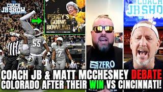 Coach JB & Matt McChesney DEBATE Colorado Football After Their WIN vs. Cincinnati!