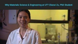 Why Materials Science and Engineering at UT? - Chenxi Zu, PhD Student