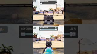 This Best Setting Will Improve Aim  in COD MOBILE #shorts #trending #codm