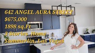 642 Angel Aura Street, Las Vegas NV 3 Stories Home $675,000