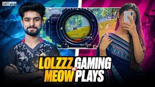 @LoLzZzGaming VS @meowplays19 CLASSIC FIGHT | LoLzZz VS GIRL GAMER | BGMI HIGHLIGHT