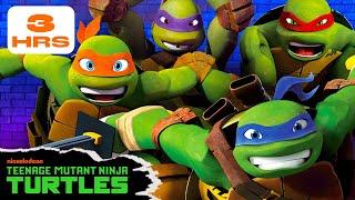 3 HOUR MARATHON of Leo, Mikey, Raph & Donnie's Best BRO Moments ️ | Teenage Mutant Ninja Turtles