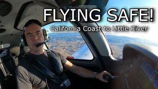 Flying (Safe?) Along The California Coast - KDVO to KLLR in A Cirrus SR20