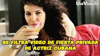 Se filtra video de fiesta privada de Actriz Cubana con strippers I UniVista TV