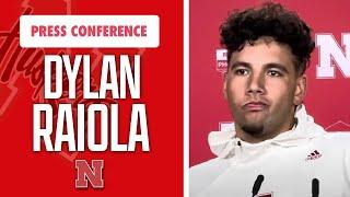 Nebraska Football QB Dylan Raiola meets with the media on Tuesday before Iowa game I GBR