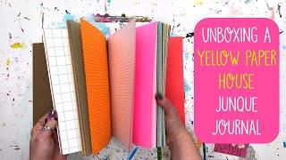 Unboxing a Yellow Paper House Junque Journal