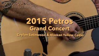 Dream Guitars - 2015 Petros Grand Concert, Ceylon Satinwood & Alaskan Yellow Cedar #guitardemo