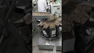 Sunflower seed multi weighing heads running video for bag vertical packaging machine