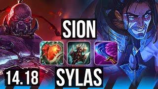 SION vs SYLAS (MID) | 7/3/10, Rank 12 Sion | EUW Grandmaster | 14.18