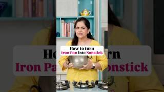 How to turn Iron Pan into Nonstick I #Shorts I Pankaj Bhadouria