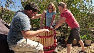 Making Cider With Our Homegrown Apples And Surprise Guests!