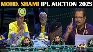 Mohammed Shami ipl auction 2025 full  highlights video | Md Shami bidding in IPL 2025 Auction