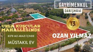 Urla Kuşçular'da Büyük Bahçeli Müstakil Ev