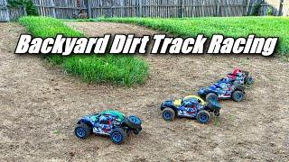 Backyard Dirt Track - WLTOYS 284161 1/28 RC 4x4 Racing