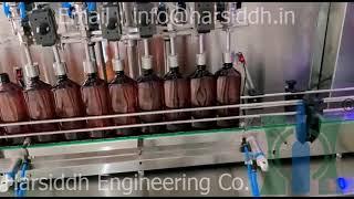 8 Head Servo Based Liquid Filling Machine, Servo Based Viscous Filling Machine, Servo Liquid Filler