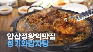 안산 정왕역맛집 청기와감자탕 시식후기