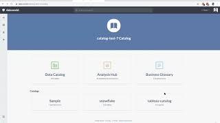 Create your own data catalog in minutes