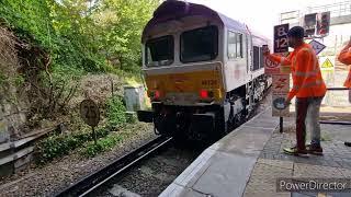 Various workings at Ashford- GBRf charter, 67s on Pullman, GBRf 66 with crane & freight- June 2023