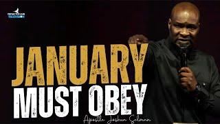 OH LORD LET JANUARY 2025 SPEAK FAVOUR FOR ME - APOSTLE JOSHUA SELMAN