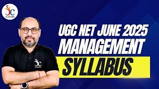 UGC NET Management Syllabus June 2025 | UGC NET Exam June 2025 | Management by Sourabh Joneja Sir