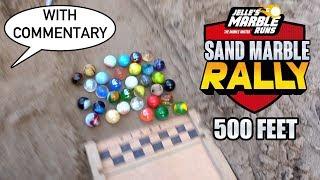 THRILLING Sand Marble Rally 500 feet with commentary and #comet