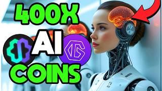 TOP 10 TINY AI CRYPTO ALTCOINS TO 400X IN 2025 BULL RUN (HUGE GAINS!)