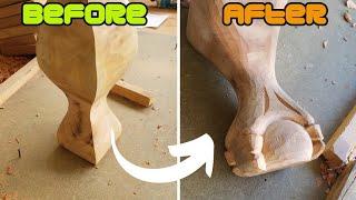 How to carve a leg with EAGLE CLAWS, tutorial