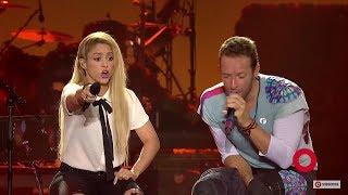 COLDPLAY ft. SHAKIRA - Chantaje LIVE (Chris Martin singing in Spanish)