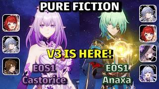 NEW UPDATE! V3 IS HERE! E0S1 Castorice and E0S1 Anaxa Showcase | Pure Fiction - Honkai: Star Rail