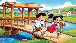 The Bridge of Love | That Saved the Village | Kids Story & Cartoon | Zezo Toons