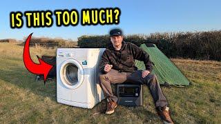 I Took My Washing Machine Camping!