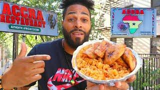 Trying African Food | Best Jollof Rice | West African Food Tour