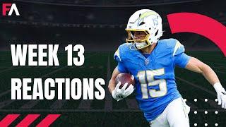 NFL Week 13 Reactions | Fantasy Football Impacts & Hot Takes