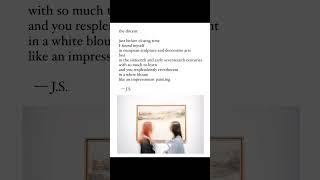 “The Docent” #mypoem #truestory #facts #1983 #lovedher #artmuseum #couldyouhelpme #imlost #beauty