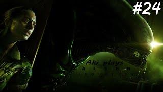 Aki plays Alien:Isolation #24 | The Alien Nest!