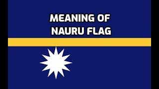 Meaning of Nauru Flag