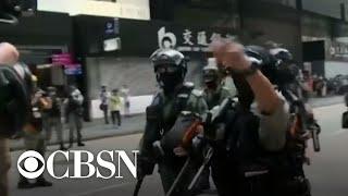 Hundreds arrested in Hong Kong pro-democracy protests