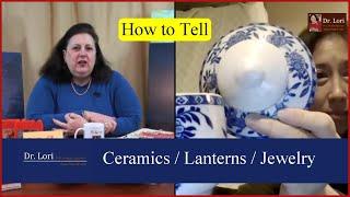 How to Tell Delft Blue White Ceramics, Plates, Lanterns, Costume Jewelry, Moriage | Ask Dr. Lori