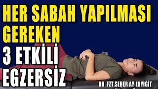 HER SABAH YAPILMASI GEREKEN 3  ETKİLİ EGZERSİZ #aktifizyo #fiziktedavi #boyunağrısı