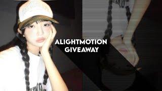 Alightmotion giveaway || Alight link || Meraki.