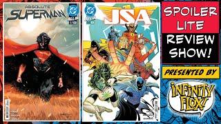 Before Release Weekly Comics Review Absolute Superman, JSA, Batgirl, Kahhori, Aliens vs Avengers