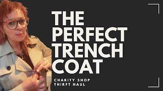 The perfect trench coat, Charity shop thrift haul