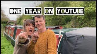 One year on You tube  | Narrowboat dwelling artists. ep. 33 #art #boatlife