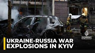 Explosions in Kyiv as Ukraine says missile attack targets capital