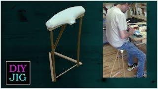 How to make a standing chair/stool for the workshop - DIY JIG
