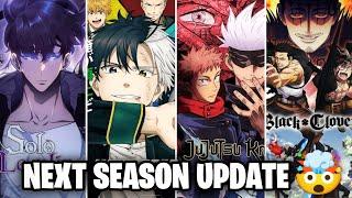 Anime News: Solo Leveling Season 2, JJK Season 3, wind Breaker Season 2, black clover & AOT Movie