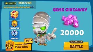 20000 Gems Giveaway | Zooba