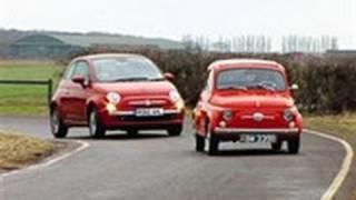 Fiat 500 meets its ancestor video