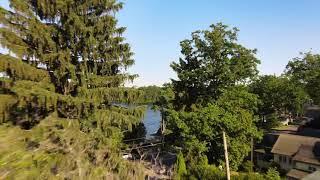 Flight over Lake Silkworth