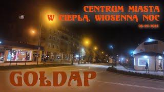 Centrum Gołdapi nocą (08/04/2024)